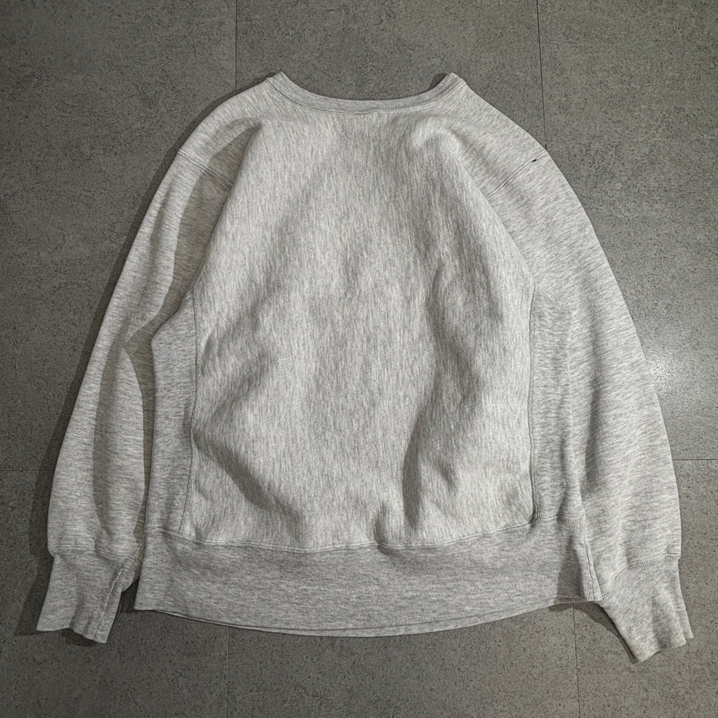 【Champion】トリコタグ USA製 Reverse Weave “PEBBLE BEACH GOLF LINKS” 刺繍スウェット グレー L チャンピオン リバースウィーブ アメリカ製 90s ゴルフ ヴィンテージ