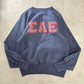 【USA製 90s ヴィンテージ】Champion Reverse Weave スウェット ネイビー Lサイズ ギリシャ文字 ΣΑΕ 刺繍 カレッジデザイン