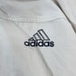 【90s ヴィンテージ】adidas アディダス トラックジャケット ホワイト 刺繍ロゴ Mサイズ相当