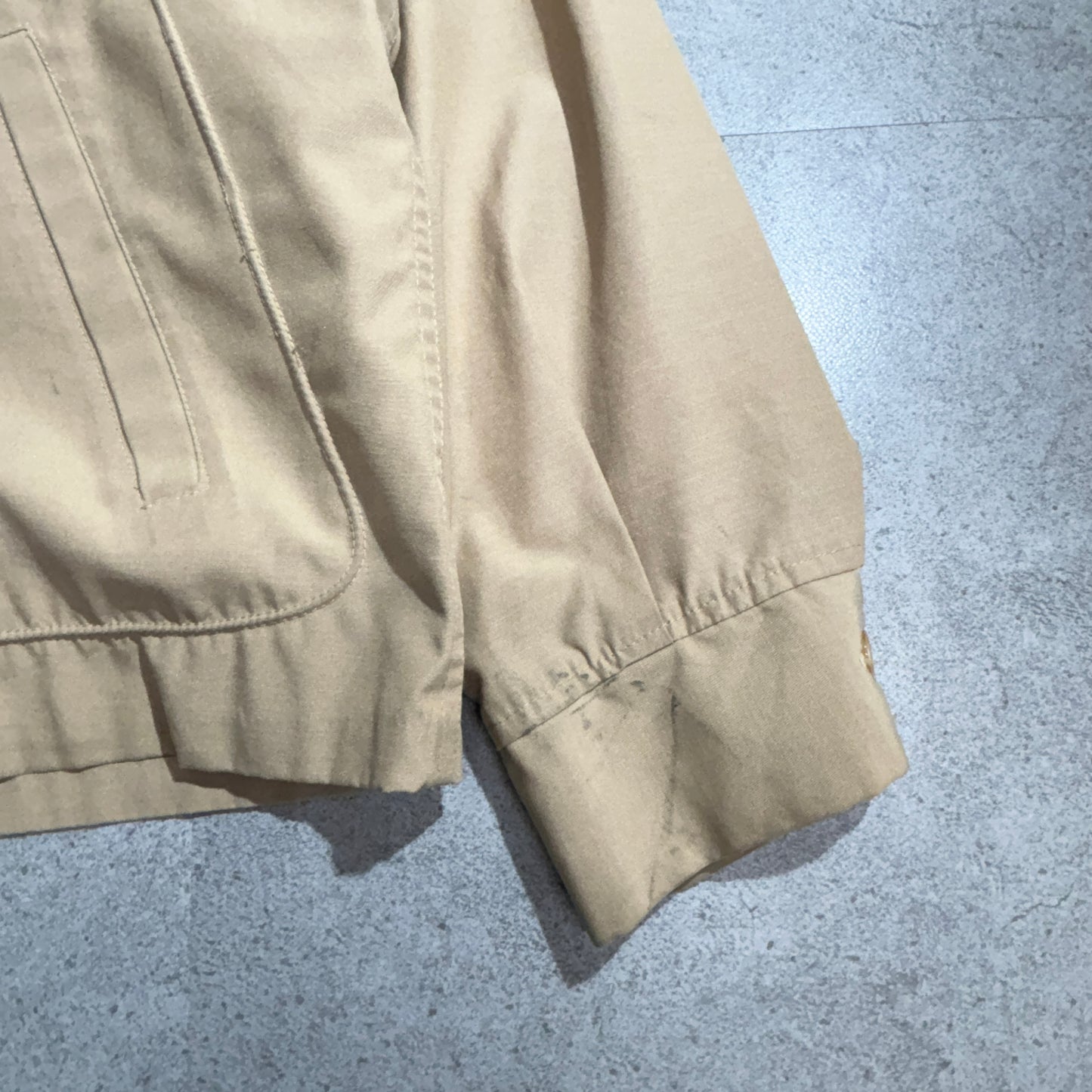 McGREGOR Drizzler ドリズラージャケット ベージュ 裏ボア TALONジップ 企業ワッペン付き 70s USA製