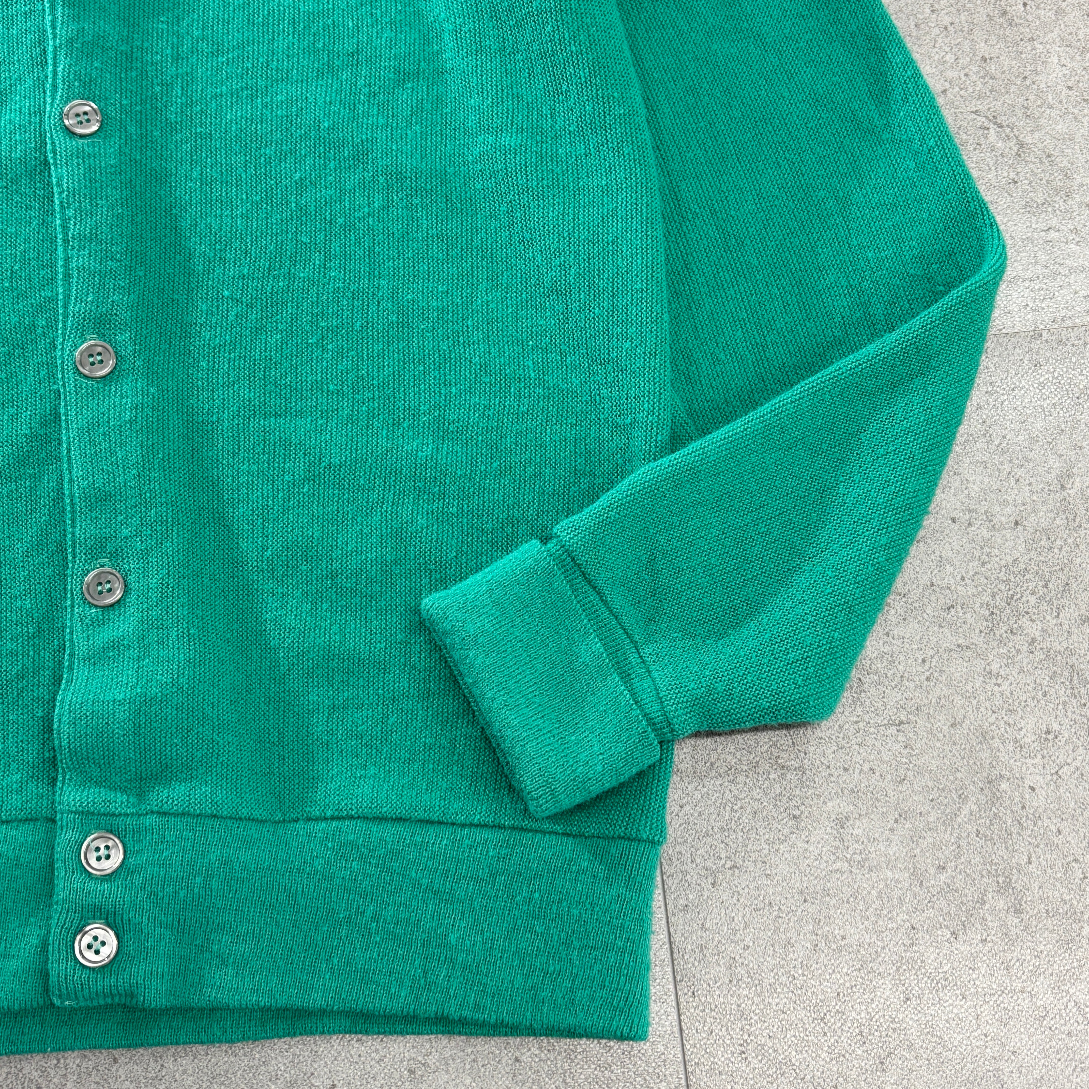 60s〜70s ビンテージ】Sears ドラゴン刺繍 カーディガン XL TALL