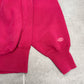 【USA製 90s】Champion リバースウィーブ スウェット XL ボルドー ΔΦΩ ギリシャ文字 タータンワッペン 刺繍ロゴ