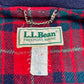 【90s USA製】L.L.Bean ウールジャケット ネイビー チェックライナー付き Mサイズ