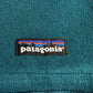 【90s Patagonia】USA製 Capilene® フリースプルオーバー グリーン×パープル ハーフジップ メッシュポケット付き パタゴニア キャプリーン ヴィンテージ