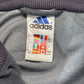 【90s〜2000s】adidas アディダス トラックジャケット ベロア切替 グレー×ネイビー×ホワイト Mサイズ