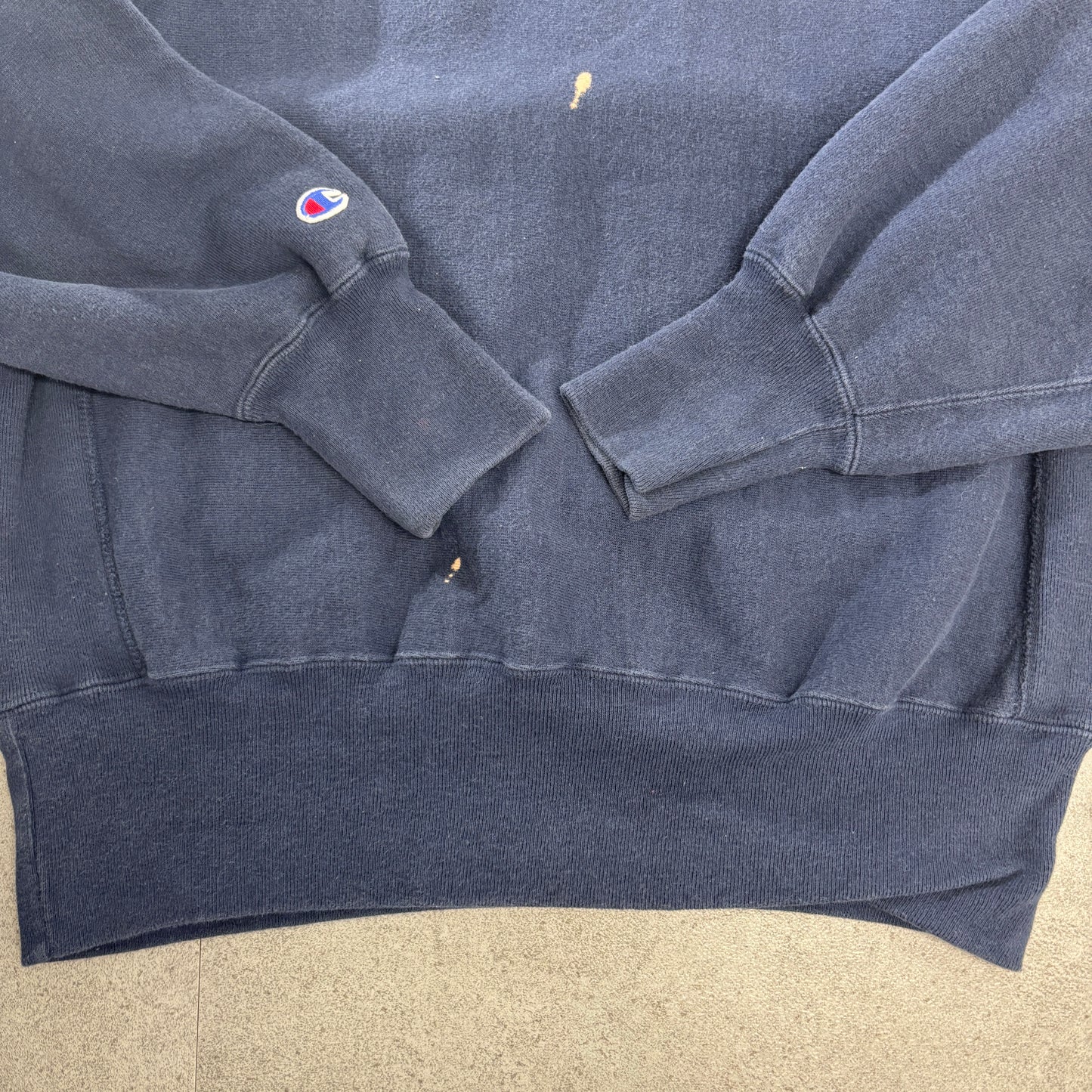 【USA製 90s ヴィンテージ】Champion Reverse Weave スウェット ネイビー Lサイズ ギリシャ文字 ΣΑΕ 刺繍 カレッジデザイン