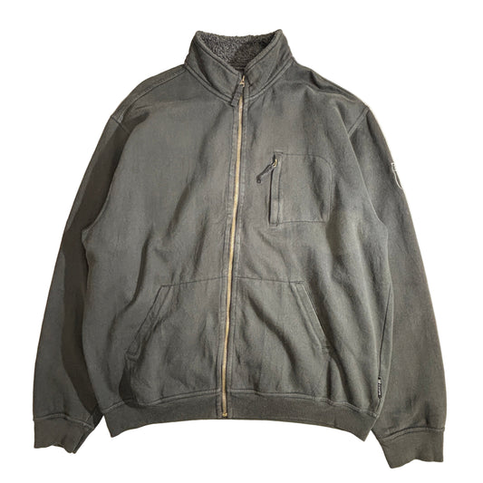 CHAPS コットンキャンバス シェルパフリースジャケット ブラック XXL ラルフローレン系 ワークブルゾン