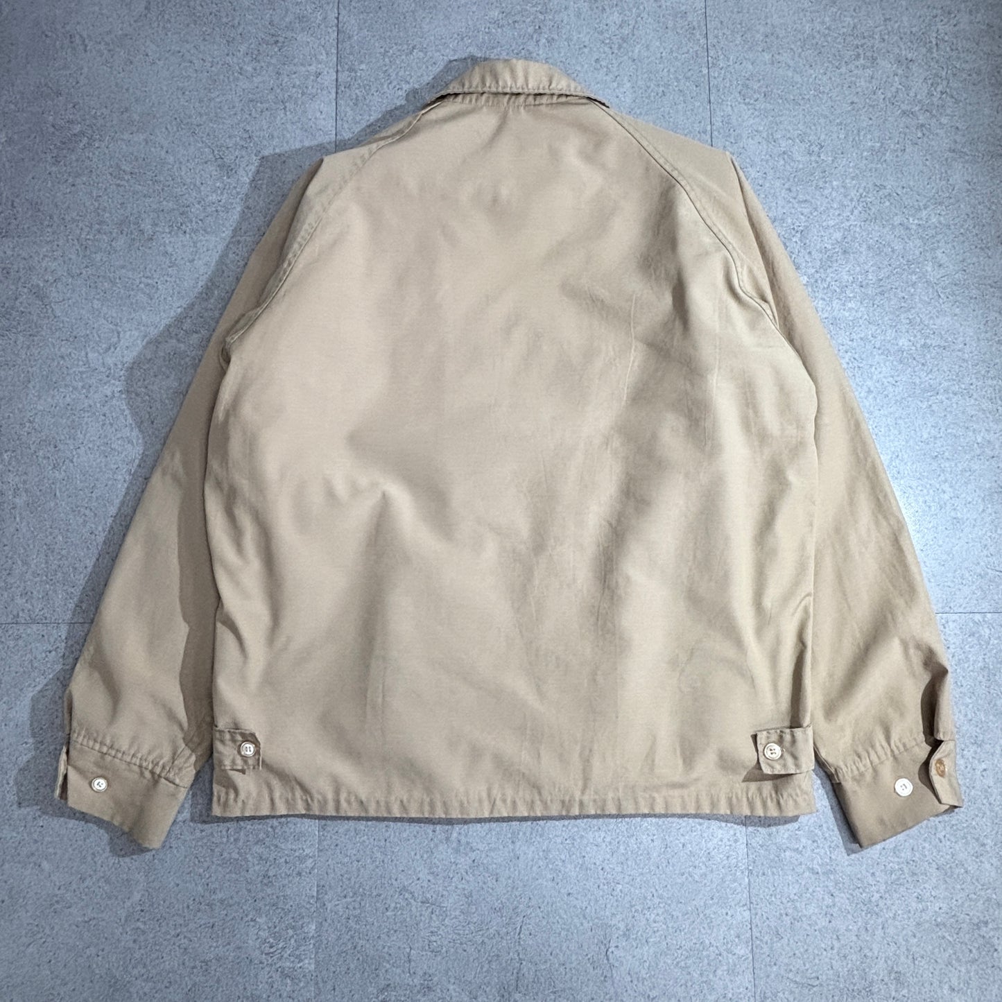 McGREGOR Drizzler ドリズラージャケット ベージュ 裏ボア TALONジップ 企業ワッペン付き 70s USA製