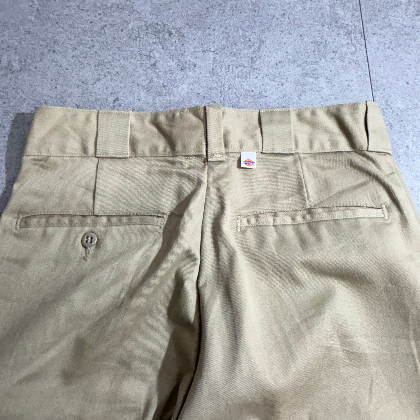 Dickies ワークパンツ TALONジップ 90s USA製 ベージュ チノパン ディッキーズ