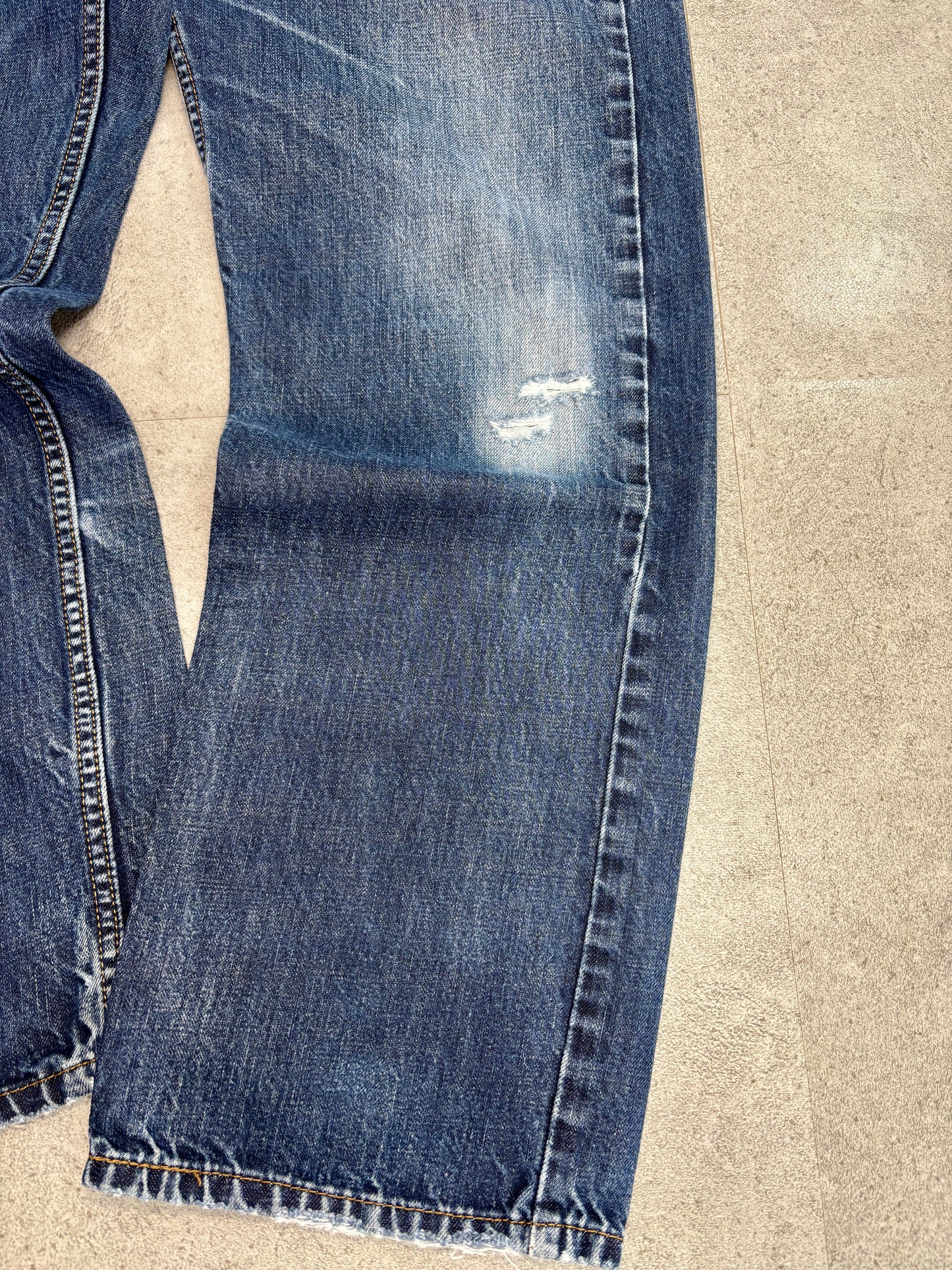 Levi’s 569 Loose Straight デニム W32 L30 レッドタブ 色落ち/ヒゲ/アタリ ジップフライ