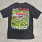 【1998年製】Budweiser バドワイザー 両面プリント Tシャツ｜カエル×スピードボート 黒 USA製 SOF TEE L