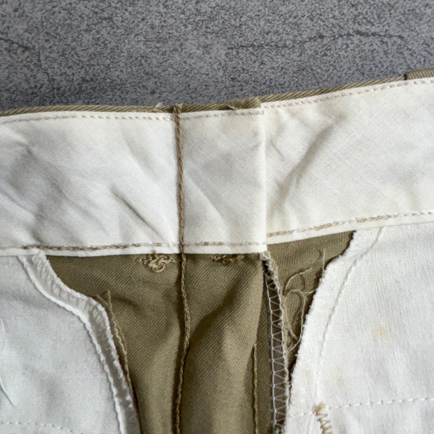 Dickies ワークパンツ TALONジップ 90s USA製 ベージュ チノパン ディッキーズ