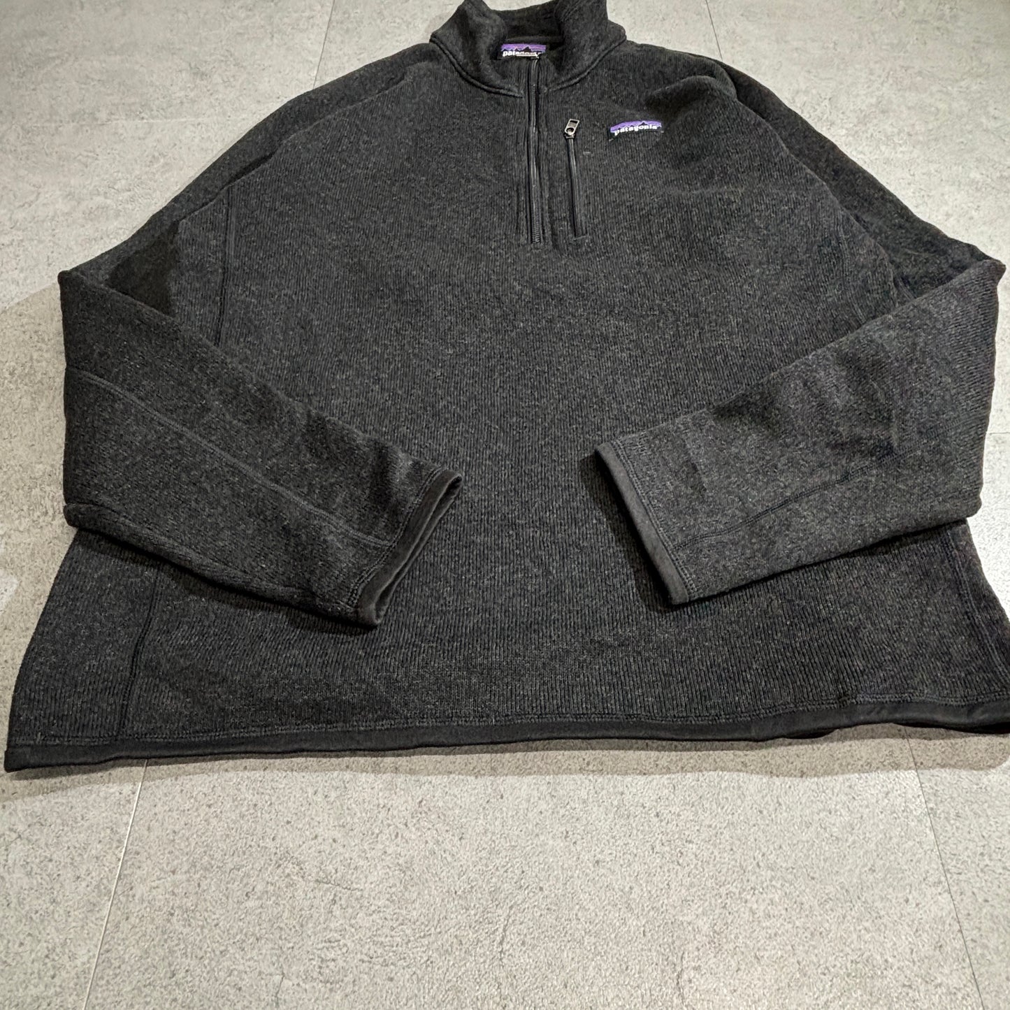 Patagonia パタゴニア フリース プルオーバー ハーフジップ ブラック Lサイズ