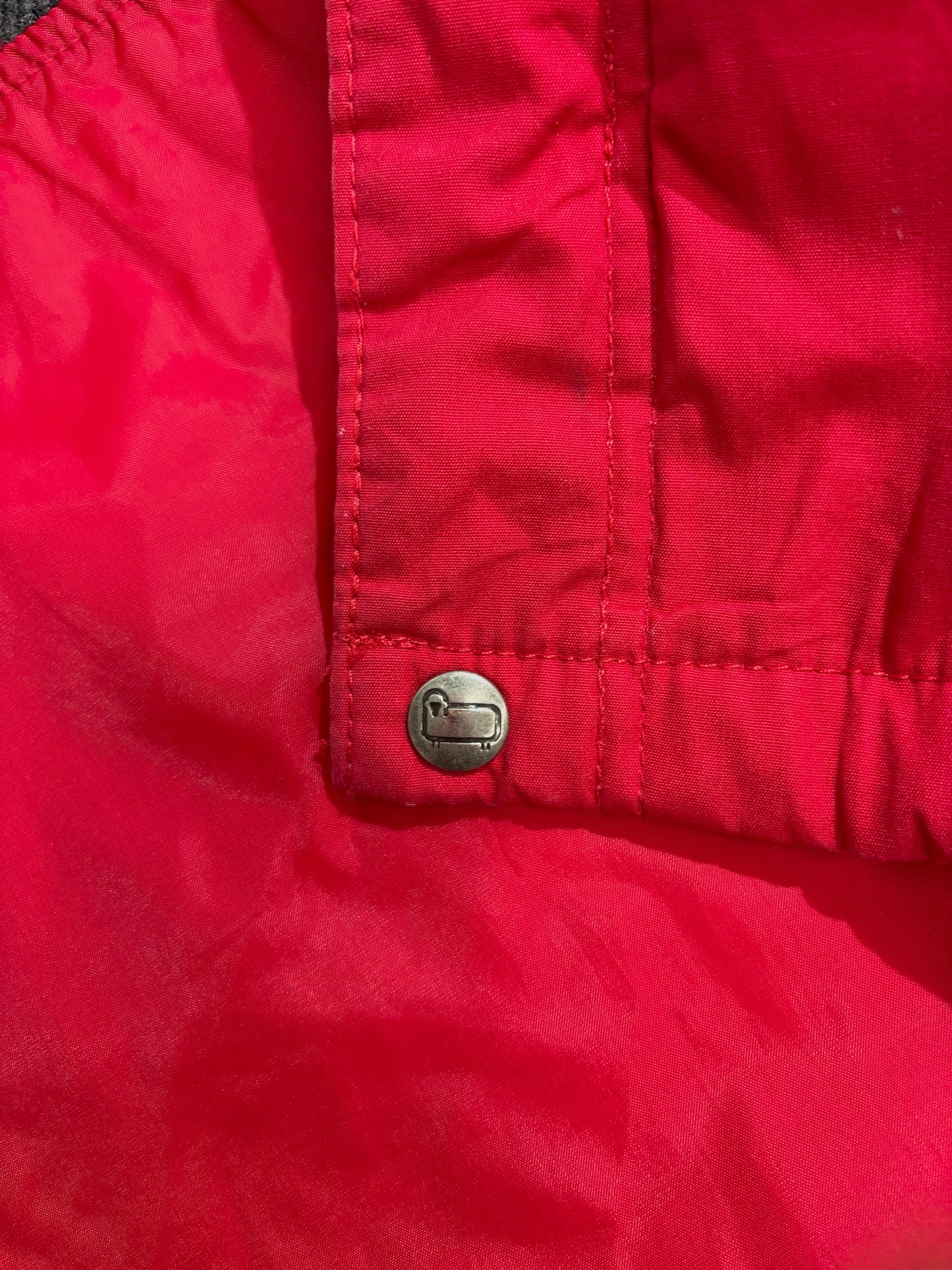 Amana × Woolrich USA製 マウンテンパーカ／フィールドジャケット レッド L｜80s-90s ダブルネーム期／ウールライニング仕様で