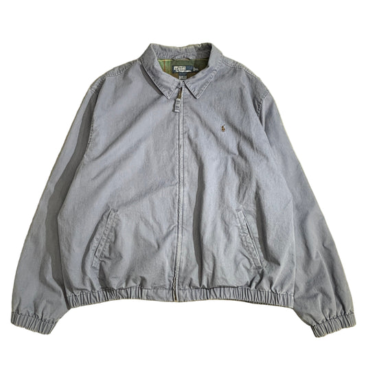 Polo by Ralph Lauren チェックライナー スウィングトップ ライトブルー XXL コットンジャケット