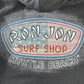 Ron Jon Surf Shop パーカー Lサイズ ブラック 裏起毛 USAサーフブランド Myrtle Beachデザイン