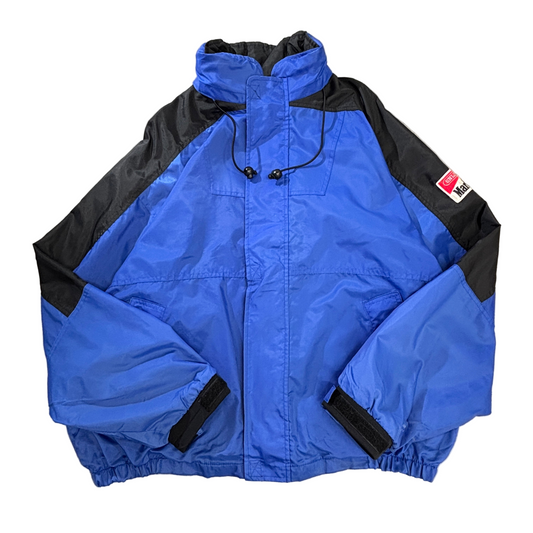 90’s Marlboro Unlimited ナイロンジャケット ブルー×ブラック XLサイズ 台湾製