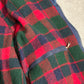 Woolrich USA製 マウンテンパーカ／ウールライニング ジャケット ネイビー×レッドチェック L｜80s〜90s 後期タグ