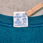 【USA製】Champion リバースウィーブ 青緑無地スウェット 刺繍ロゴ XL 90s ヴィンテージ