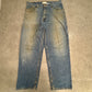 Levi’s SilverTab BAGGY デニム W34 L32 メキシコ製 100%コットン ワイド バギー 90s〜Y2K フェード 古着