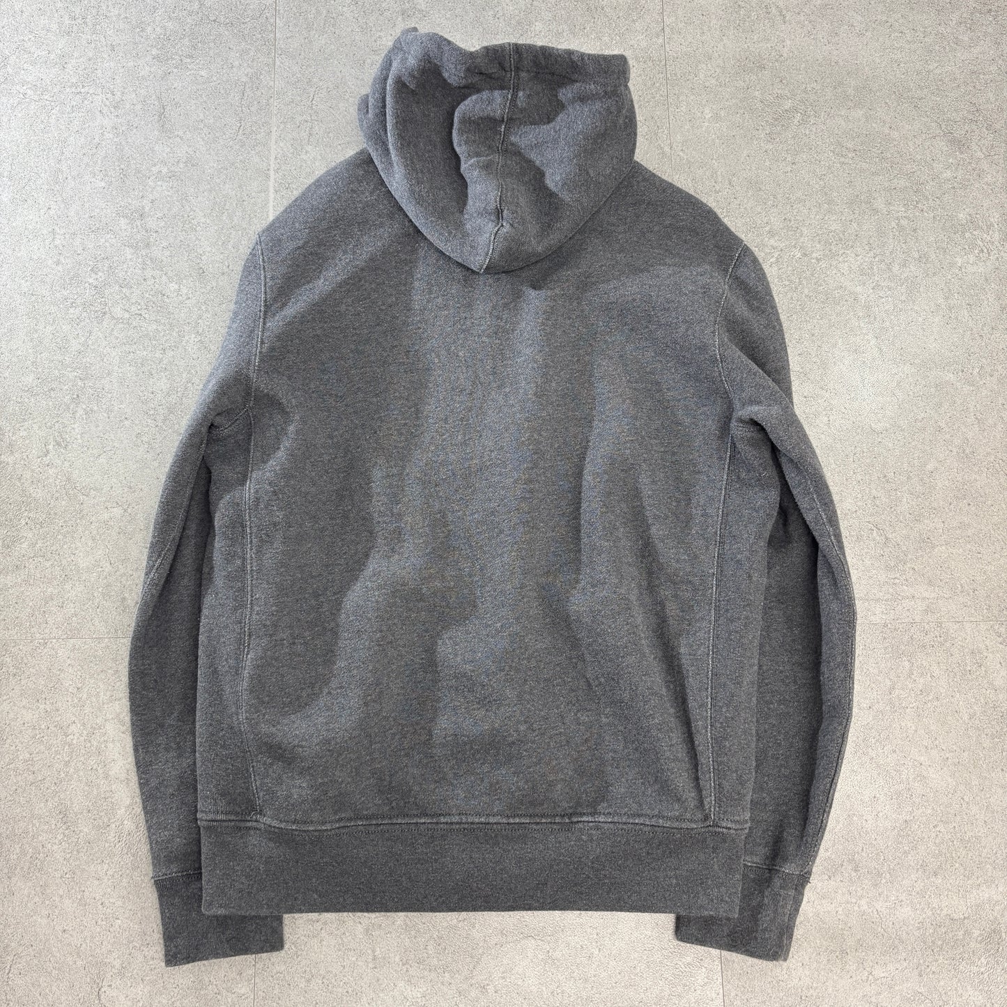 Polo Ralph Lauren フルジップパーカー グレー Lサイズ 裏起毛スウェットフーディー 中国製