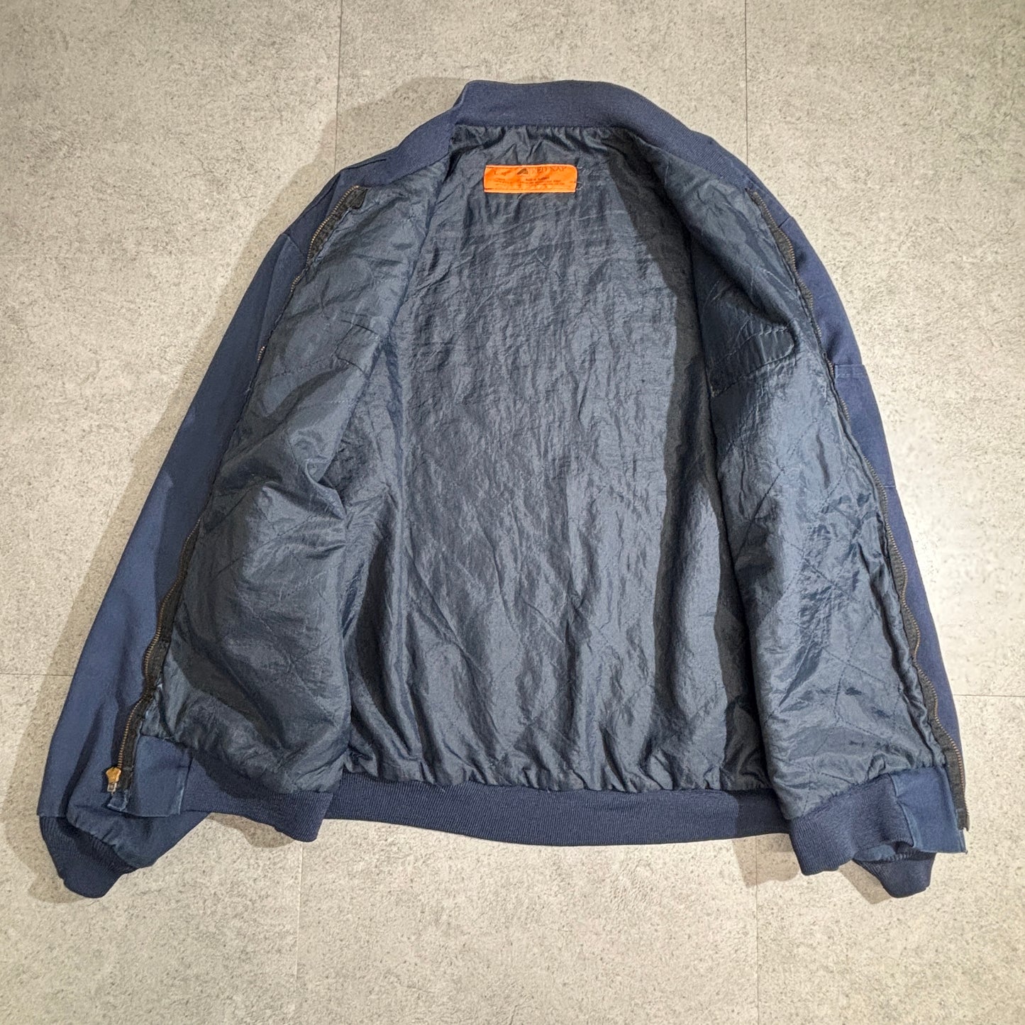 Red Kap USA製 FORD ワッペン ワークジャケット TALONジップ ネイビー 70s〜80s メカニック