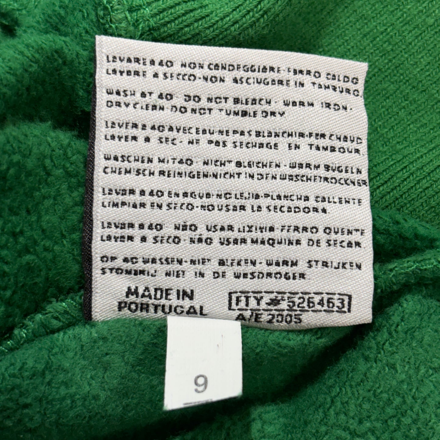 Kappa トラックジャケット グリーン SESTRIERE 刺繍ロゴ イタリア代表風 ポルトガル製 2000s