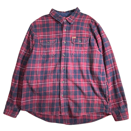 ORVIS オービス チェック フランネルシャツ XL バングラデシュ製 クラシックフィット アウトドアシャツ