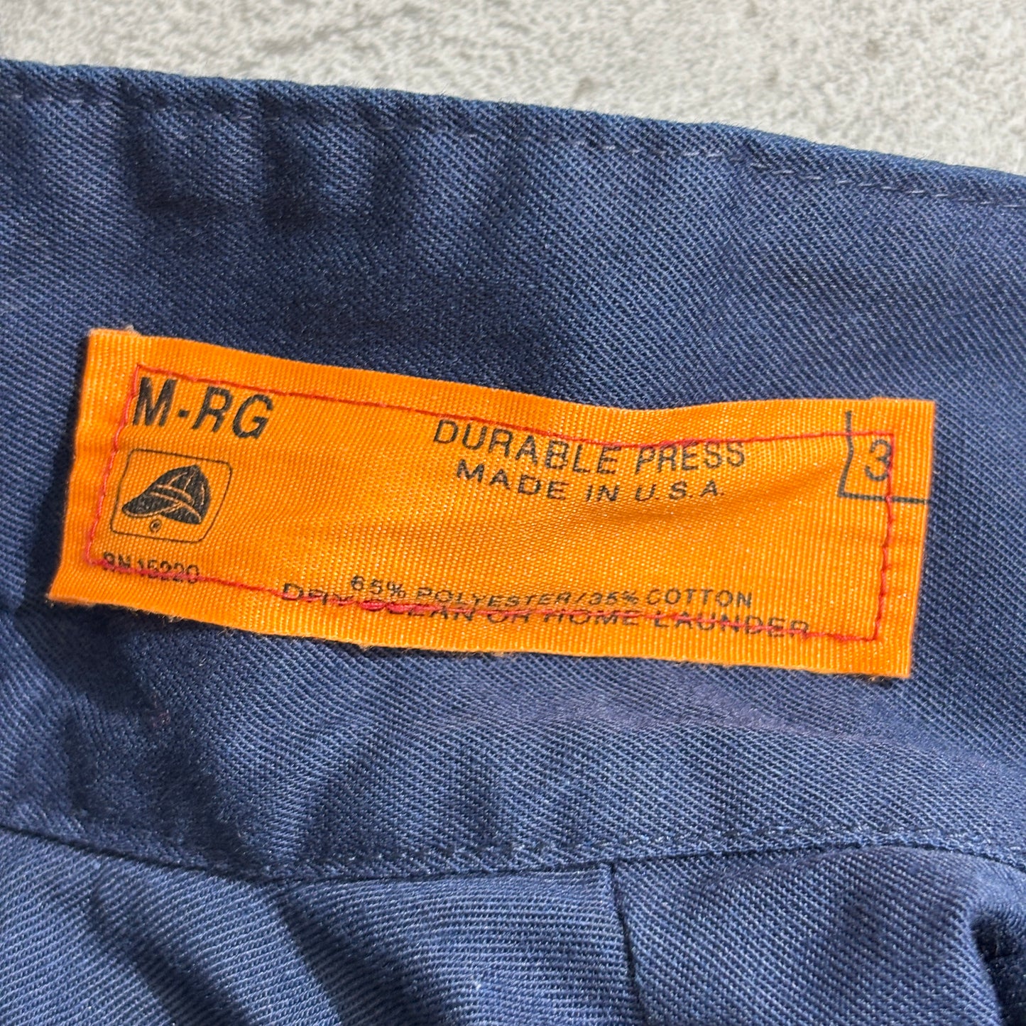 Red Kap USA製 ワークジャケット ネイビー TALONジップ Whirlpool SMITH BROS. 両面ロゴ 70s