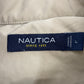 NAUTICA ノーティカ ハリントン/ドリズラージャケット ベージュ Lサイズ フルジップ ロゴ刺繍 カンボジア製