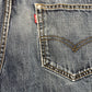 Levi’s 569 Loose Straight デニム W32 L30 レッドタブ 色落ち/ヒゲ/アタリ ジップフライ