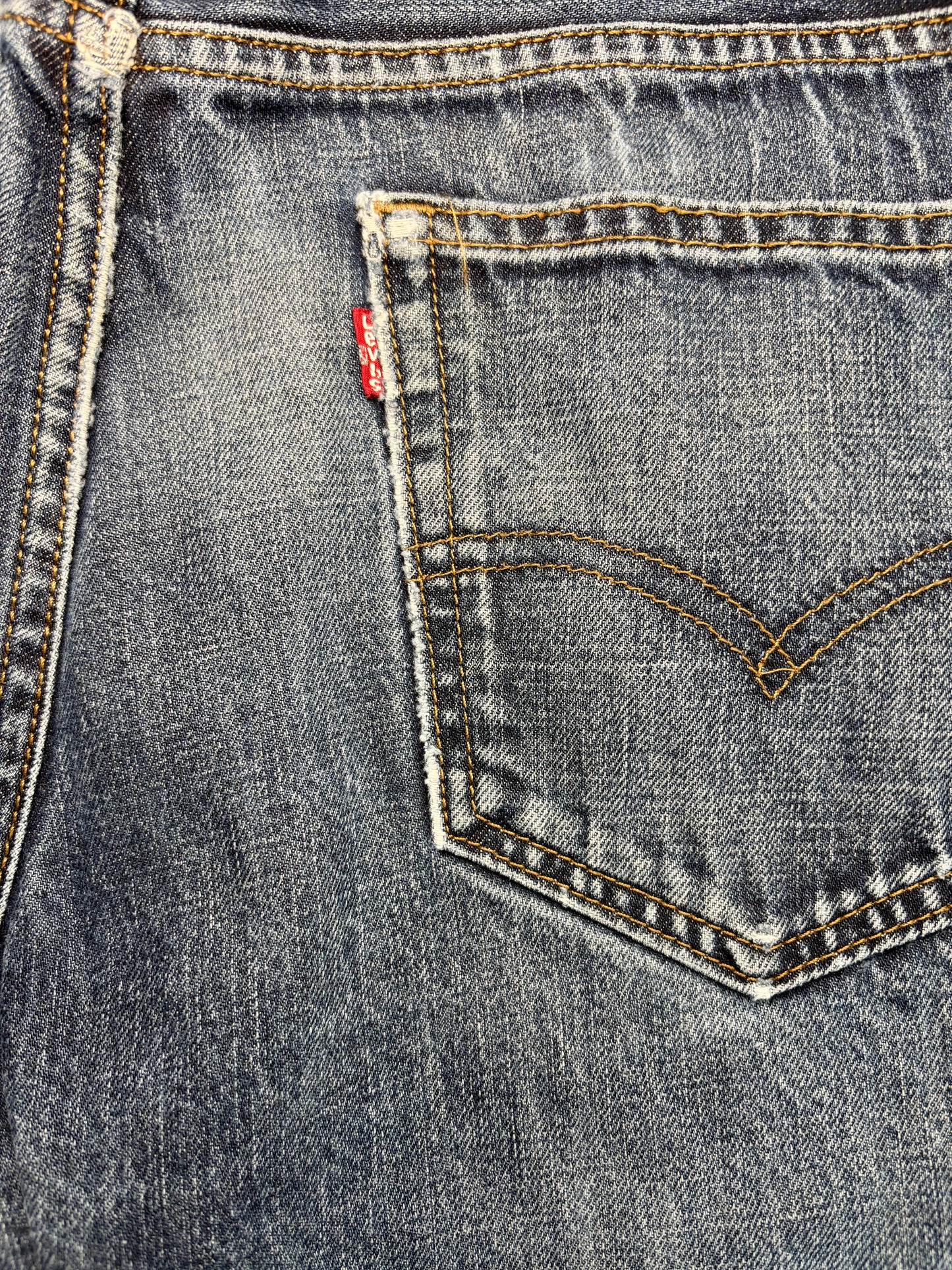 Levi’s 569 Loose Straight デニム W32 L30 レッドタブ 色落ち/ヒゲ/アタリ ジップフライ