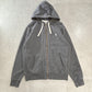 Polo Ralph Lauren フルジップパーカー グレー Lサイズ 裏起毛スウェットフーディー 中国製