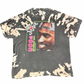 【2PAC × POETIC JUSTICE】ヴィンテージ加工 ヒップホップTシャツ｜90s ストリート系 タイダイデザイン