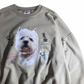 【JERZEES West Highland Terrier プリントスウェット XL】アニマル 犬 90s ビッグシルエット ヴィンテージ/2-80